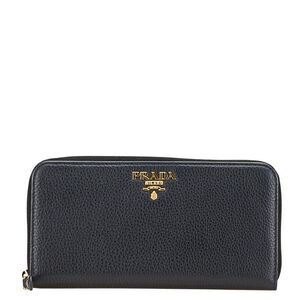 Prada Long Wallet Leather Wallet